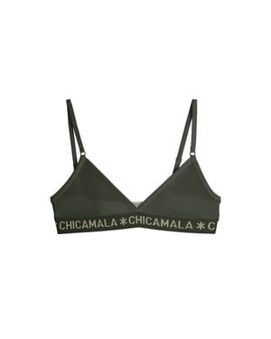 Muchachomalo Meisjes 1-pack triangle top effen killerp