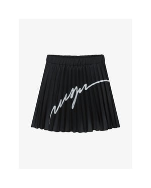 Msgm Double crepe plisse skirt girl