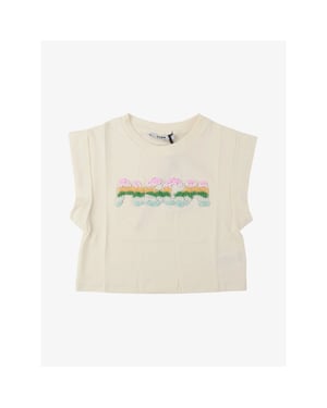 Msgm Meisjes t-shirt cream