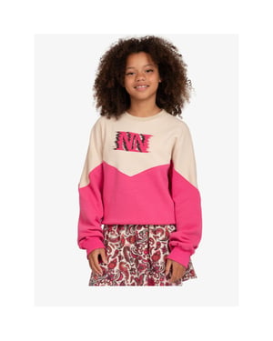 Nik & Nik Meisjes sweater two tone