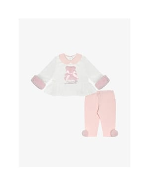 ADee Meisjes set legging gracie snow white