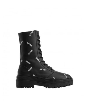 Nikkie Djuna logo boots n 9-521 2201 black