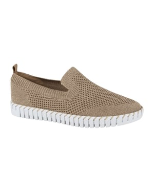 La Strada 24039-4543 gold/silver dames instappers sportief