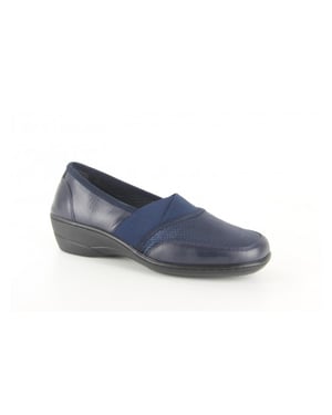 Q-Fit 6009.10 blue dames instappers gekleed