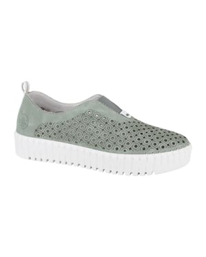 Rieker M8350-52 dames instappers sportief