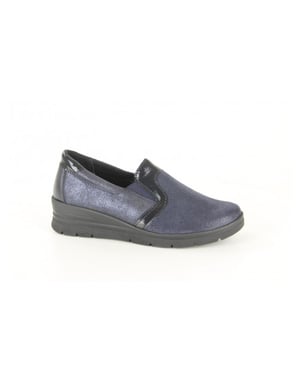 Sens Luna 56 blue dames instappers gekleed