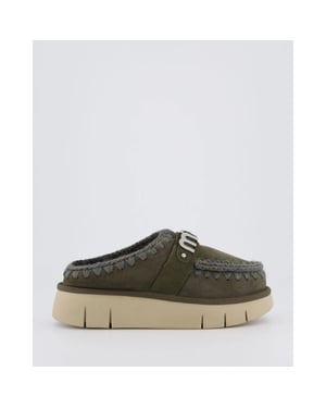 Mou Dames bounce clog black olive