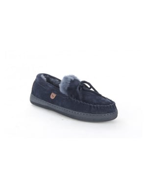 Warmbat Koala dk.navy dames pantoffel (gesloten hiel)