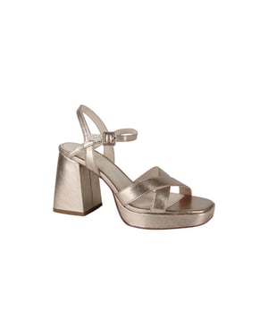 La Strada 2201027-1643 gold dames sandalen gekleed