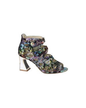 Laura Vita Jacbo 01 charbon dames sandalen gekleed