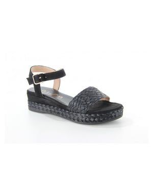 Unisa Gabir ks black dames sandalen gekleed