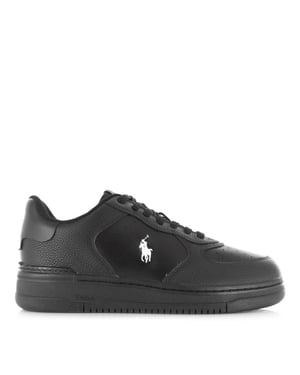 Polo Ralph Lauren Masters court sneakers black/white lage sneakers unisex
