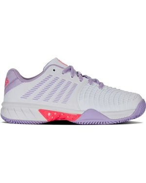 K-Swiss express light 3 clay tennisschoenen gravel dames wit-roze