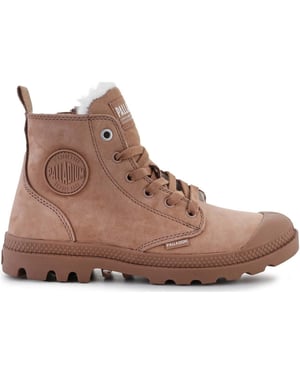 Palladium Pampa hi zip 95982-254 nude brown 5507