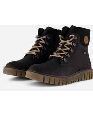 Rieker Kort veterlaarsje y3433-00 black