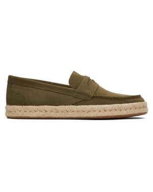 Toms Stanford rope 2.0 10019911 dark olive suede 3126