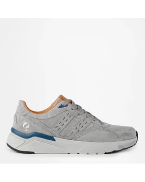 Q1905 Sneaker kampen lichtgrijs