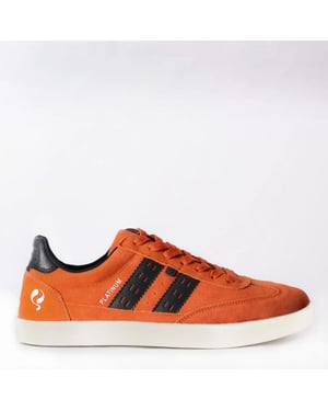 Q1905 Sneaker platinum herfst/donkerblauw/wit