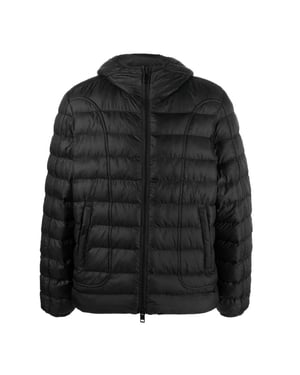 Diesel Effen capuchonjas heren (Zwart)