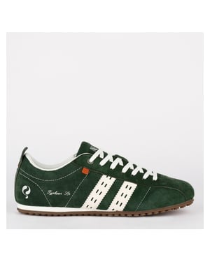Q1905 Sneaker typhoon sp donkergroen/wit
