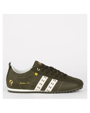 Q1905 Sneaker typhoon sp legergroen/wit