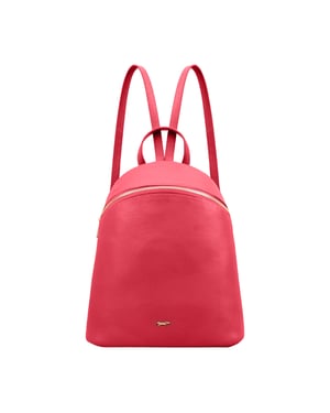 Panoma Pink Leather Backpack Bag