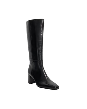 Dune Ladies Salfie - Block Heel Knee High Boots