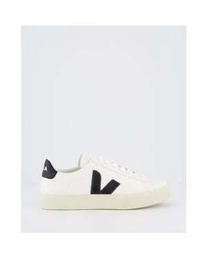 Veja Dames, heren campo sneaker leer /zwart