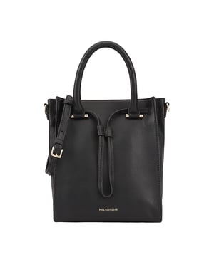 Flumendosa Black Leather Multi Way Bag