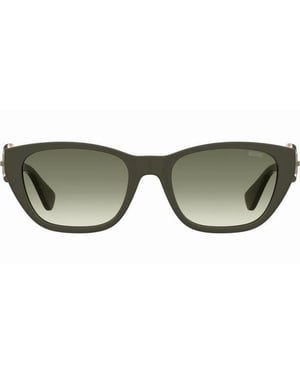 Moschino Dames Buckle Zonnebril (Bruin)