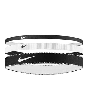 Nike Mixed Classic Headband (Pack of 3) (Black/White)