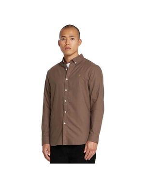 Farah Heren Brewer Slim Shirt (Grijs)