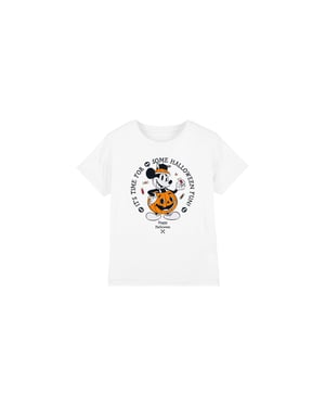 Disney Kinderen/Kinderen Pompoenkostuum Mickey Mouse T-Shirt (Wit)