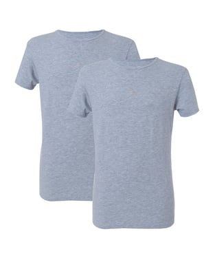 McGregor Premium stretch t-shirt 2-pack grey o-neck