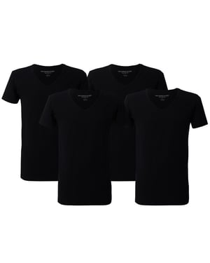 McGregor Premium stretch t-shirt 4-pack v-neck