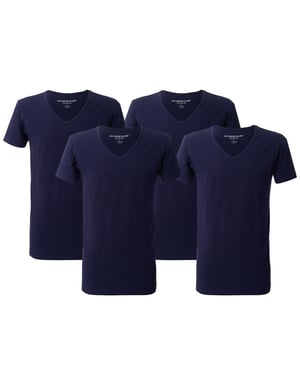 McGregor Premium stretch t-shirt 4-pack v-neck