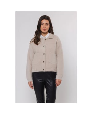 Rino & Pelle Bubbly.700noos rino en pelle boxy jacket stone
