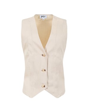 Zizo Rowani gilet sp25.rwi.014 coconut milk
