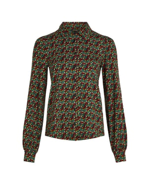 King Louie 10180 maisie blouse mirth jersey 678 rhubarb red