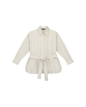 Olaf ØlÅf stripe tie shirt ls blouses w200304