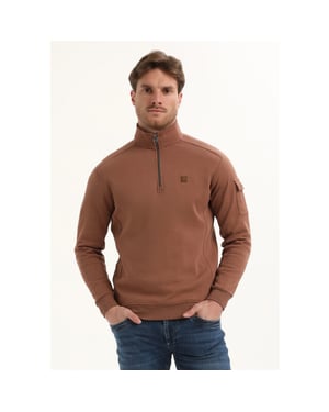 Gabbiano Heren sweater 775776 5701 clay