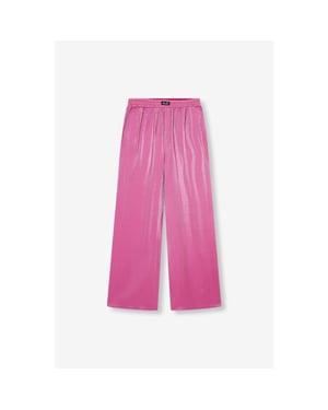Alix The Label Shine wide leg pants pink