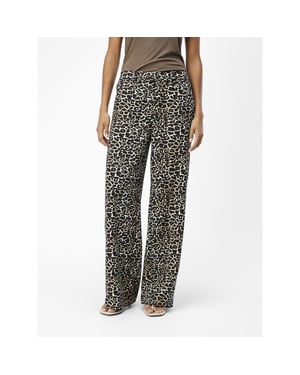 Object Objalba lisa wide pant print noos
