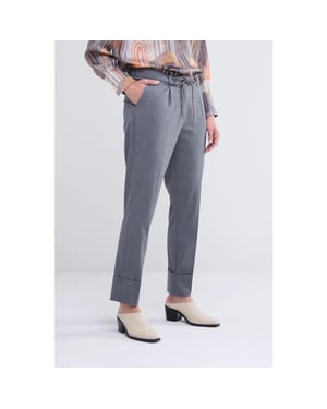Summum 4s2674-12072 trousers viscose blend stretch