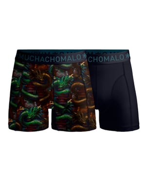 Muchachomalo Boys 2-pack boxer shorts print/solid
