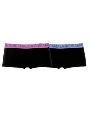 Muchachomalo Girls 2-pack boxer shorts solid