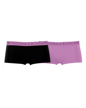 Muchachomalo Girls 2-pack boxer shorts solid