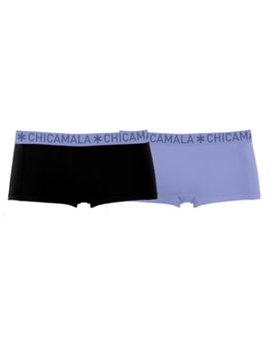 Muchachomalo Girls 2-pack boxer shorts solid