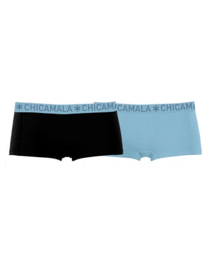 Muchachomalo Girls 2-pack boxer shorts solid