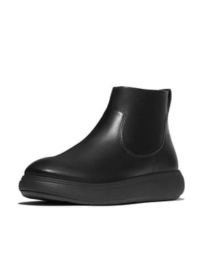 FitFlop Iq-comff leather zip ankle boots